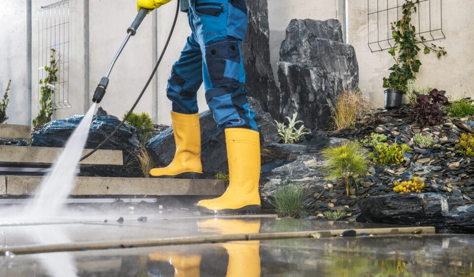 is it safer to hire professionals for pressure washing